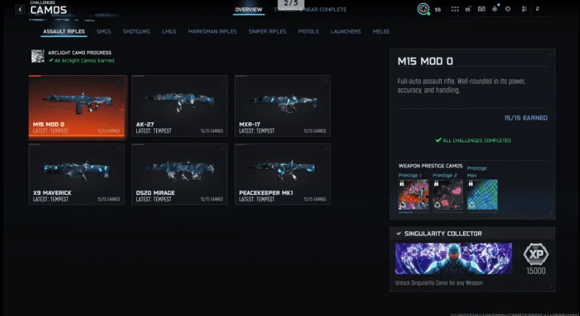 ✨ BO7 | ⚡ 12 Arclight Camos | 🎯 Level 55 | 💎 150+ Camos | 🛡️ 10+ Operator | 🚀 Linkable To All Platform | ✅ Full Access | ⚡ Fast Delivery
